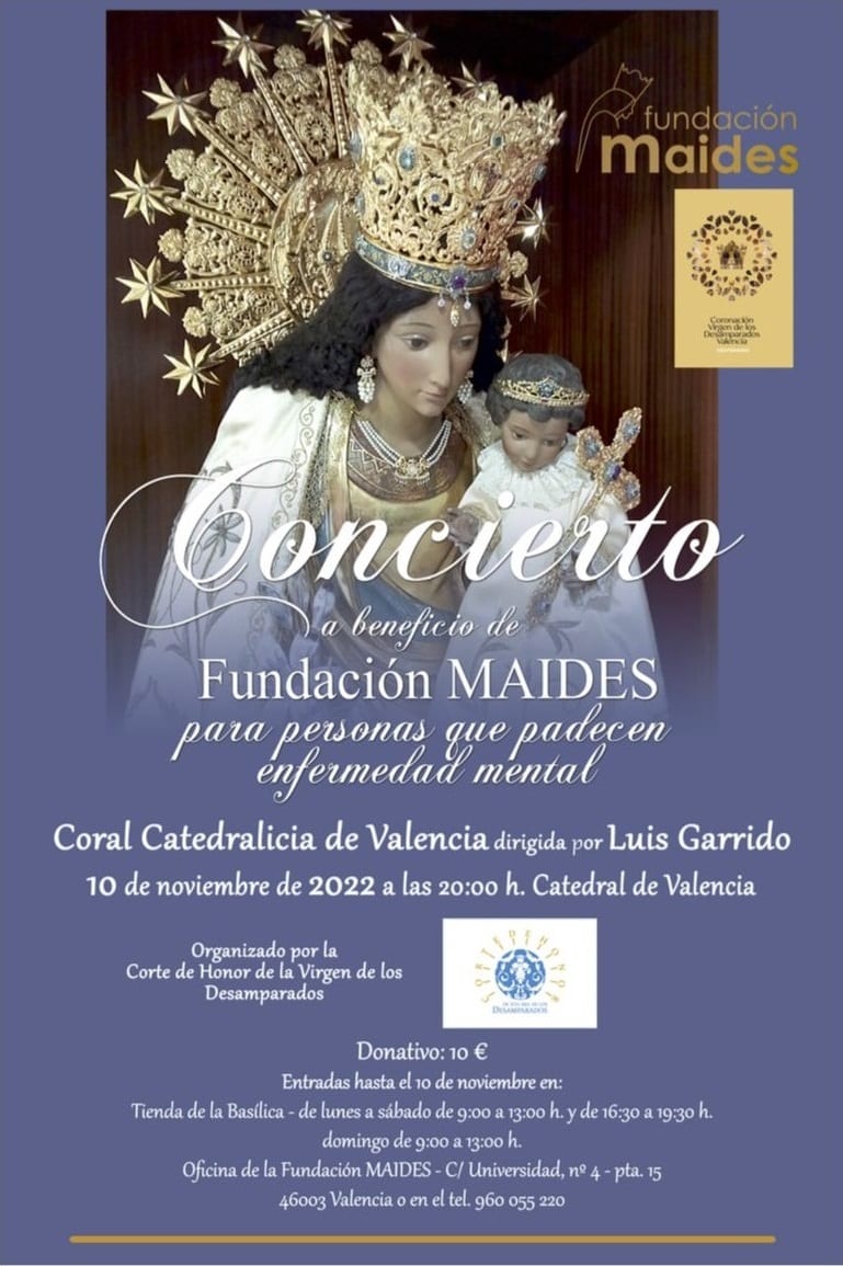 Concierto a beneficio de la Fundación Maides