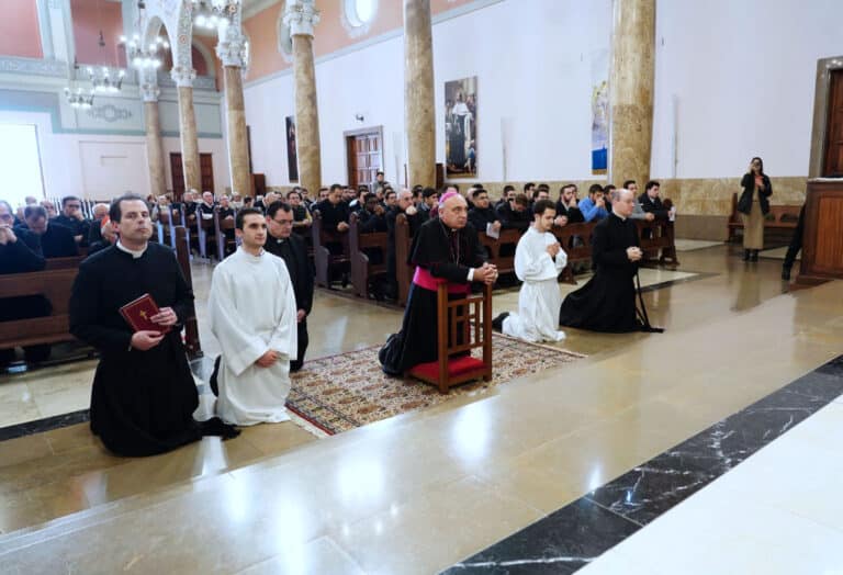 Monseñor Benavent en el Seminario. (Fotos: A. Sáiz)