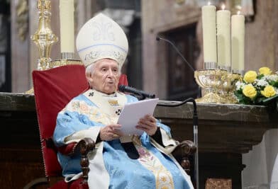 Cañizares, durante la homilía