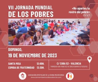 Este domingo, gran comida de fraternidad en Valencia para personas sin hogar