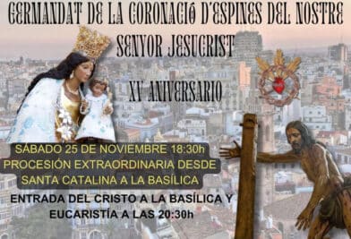 Procesión extraordinaria del Cristo Rey de los Dolores, este sábado, desde Santa Catalina hasta la Basílica de la Virgen