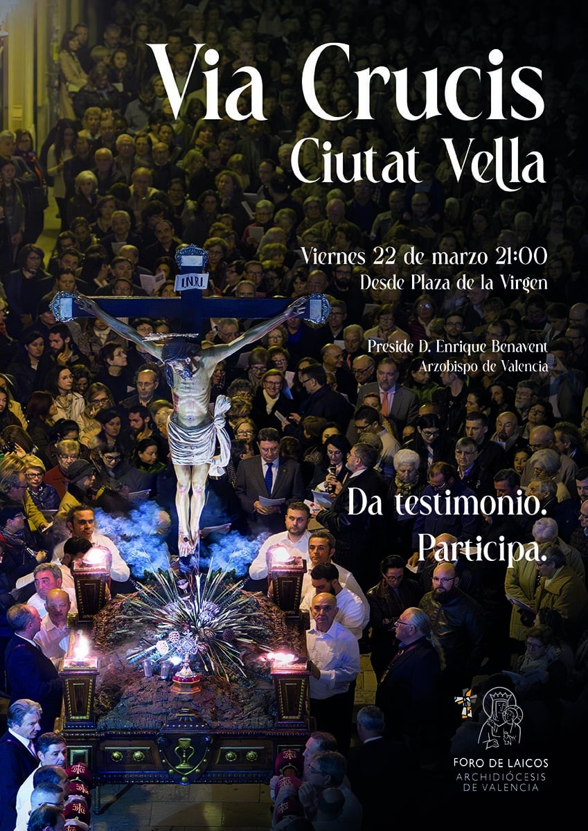 Via Crucis diocesano por Ciutat Vella