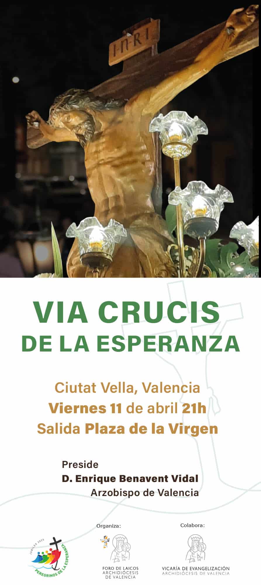 Solemne Via Crucis diocesano por el centro histórico