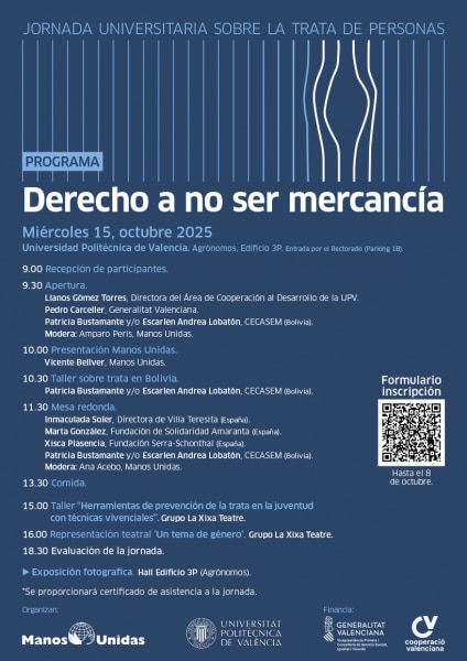 Jornada sobre la trata de personas en la UPV